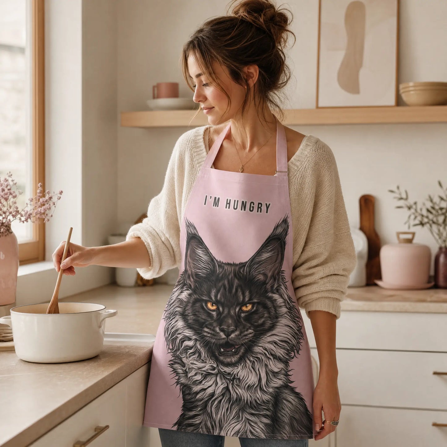 I'm hungry! Strap apron