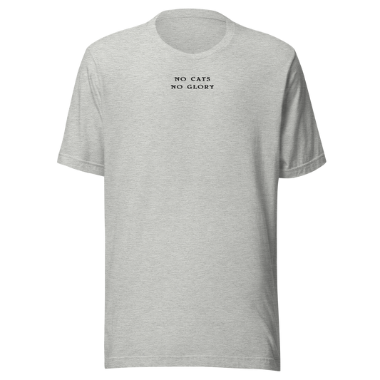 Men's T-Shirt - "No Cats No Glory" embroidery