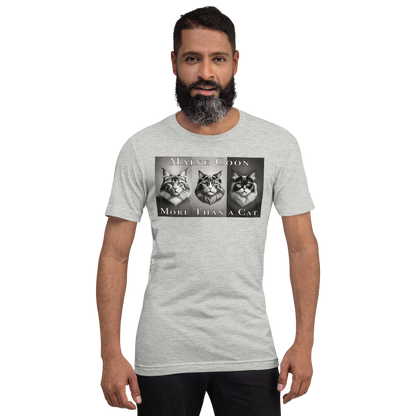 Unisex T-Shirt Maine Coon - 3 cats front print
