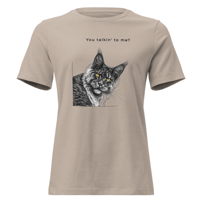 Women's Relaxed T-Shirt - You talkin' to me?