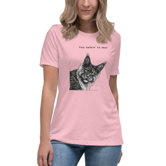 Women's Relaxed T-Shirt - You talkin' to me?